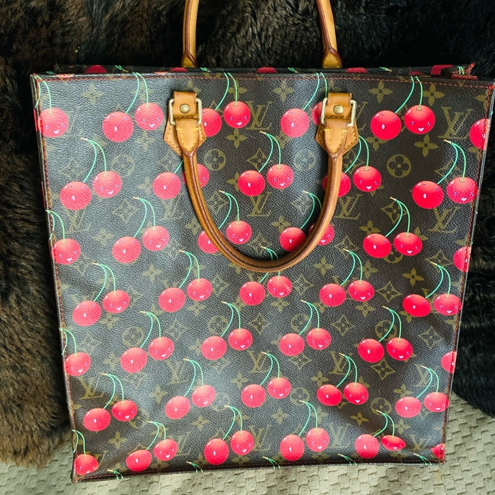 AUTHENTIC LOUIS VUITTON MONOGRAM x TAKASHI MURAKAMI CERISES SAC PLAT 🍒❤️